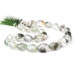 15x12-18x14mm Moss Quartz Nugget Beads 16 inch 25 pieces AA (ONLINE ORDER ONLY)