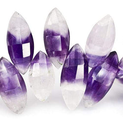 15x6-22x7mm Cape Amethyst faceted marquise Beads 8 inches 39 pieces AAA (ONLINE ORDER ONLY)