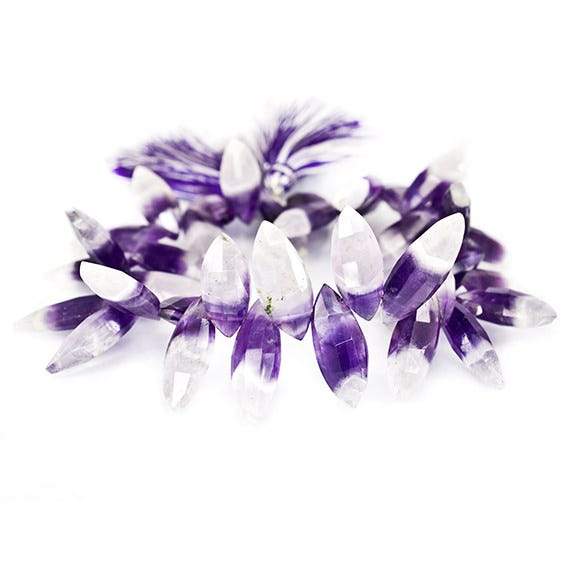 15x6-22x7mm Cape Amethyst faceted marquise Beads 8 inches 39 pieces AAA (ONLINE ORDER ONLY)