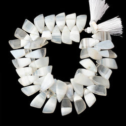 16-17mm Banded Agate Faceted Fancy Briolette 7.5 inch 46 Beads AA (ONLINE ORDER ONLY)