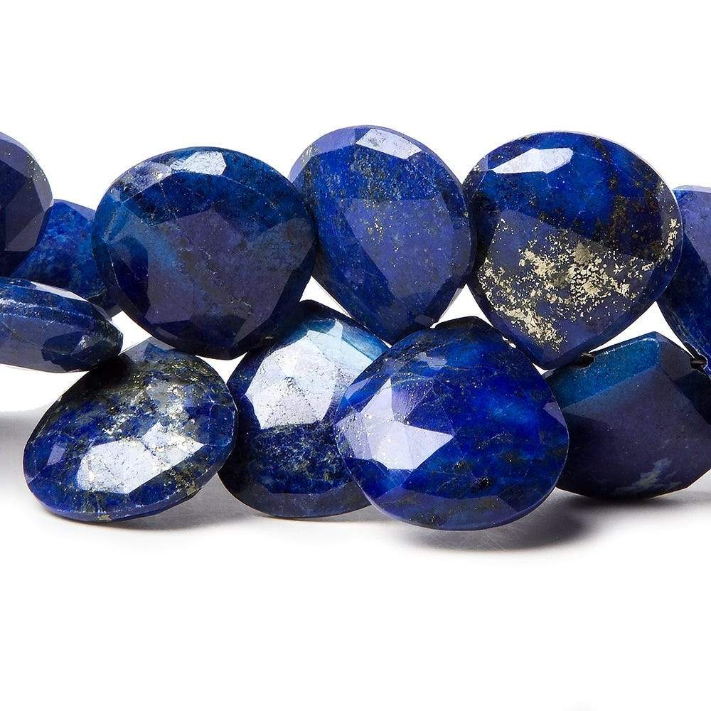 16-18mm Lapis Lazuli Heart Briolette 8 inch 28 pieces (ONLINE ORDER ONLY)
