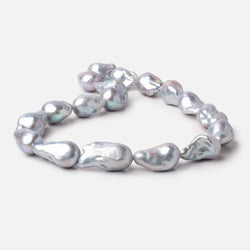 16-21mm Lilac Silver Ultra Baroque Freshwater Pearls 15.5 inch 18 Beads AA (ONLINE ORDER ONLY)