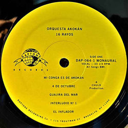 Orquesta Akokán - 16 Rayos [Vinyl]