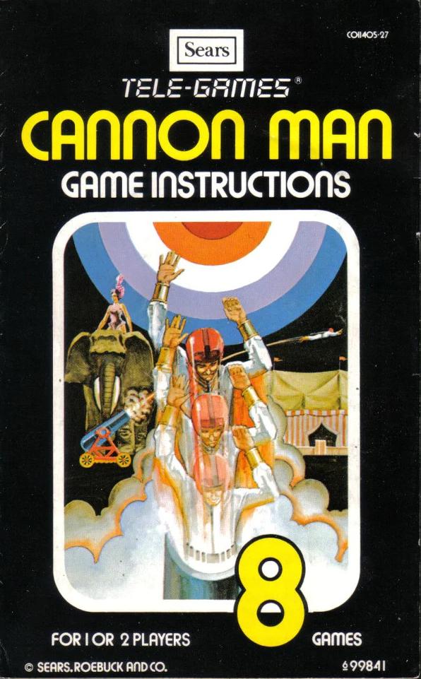 Cannon Man (Atari 2600) (Online Order Only)