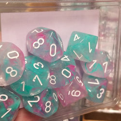 Nebula Wisteria Blue/Purple Luminary 7-Dice/16mm/12mm/30mm/Ten10's (Online Only)
