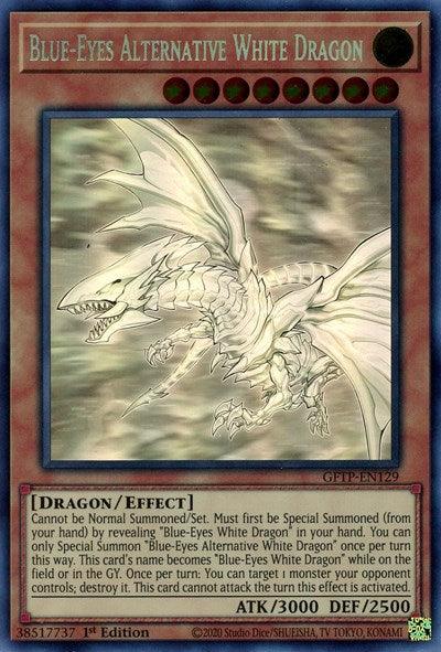 Blue-Eyes Alternative White Dragon [GFTP-EN129] Ghost Rare (ONLINE ORDER ONLY)