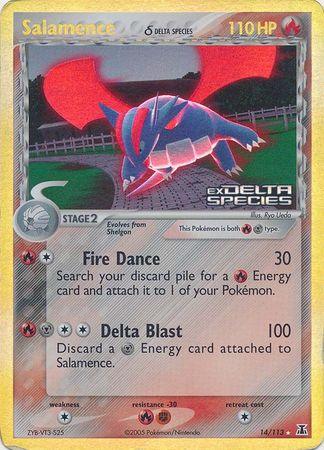 Salamence (14/113) (Delta Species) (Stamped) [EX: Delta Species] (Online Only)