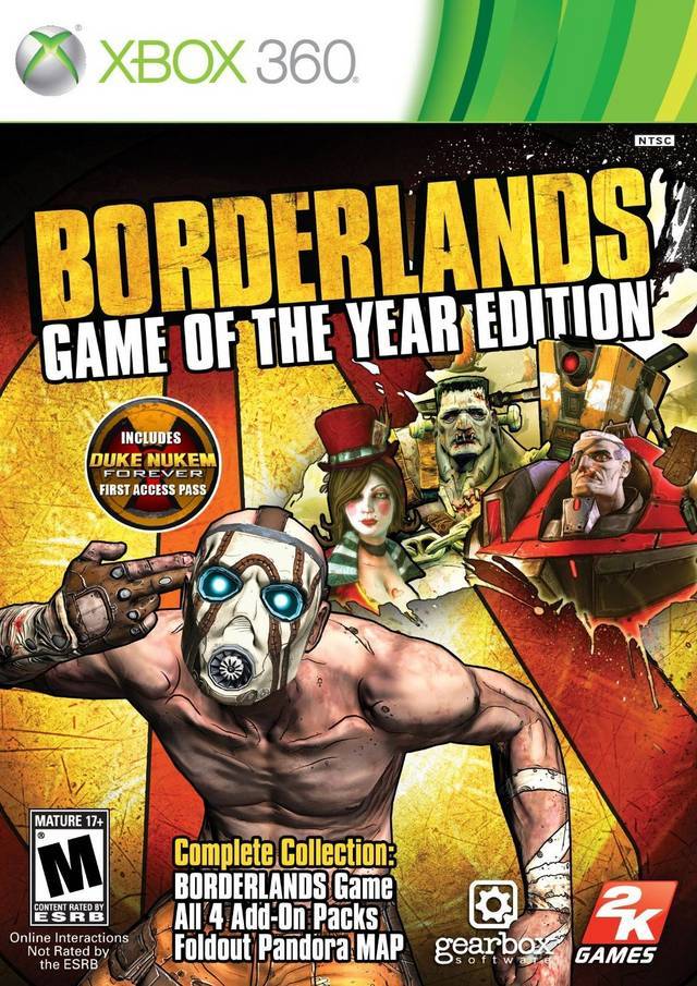 Borderlands: Game Of The Year Edition (Xbox 360) (ONLINE ORDER ONLY)