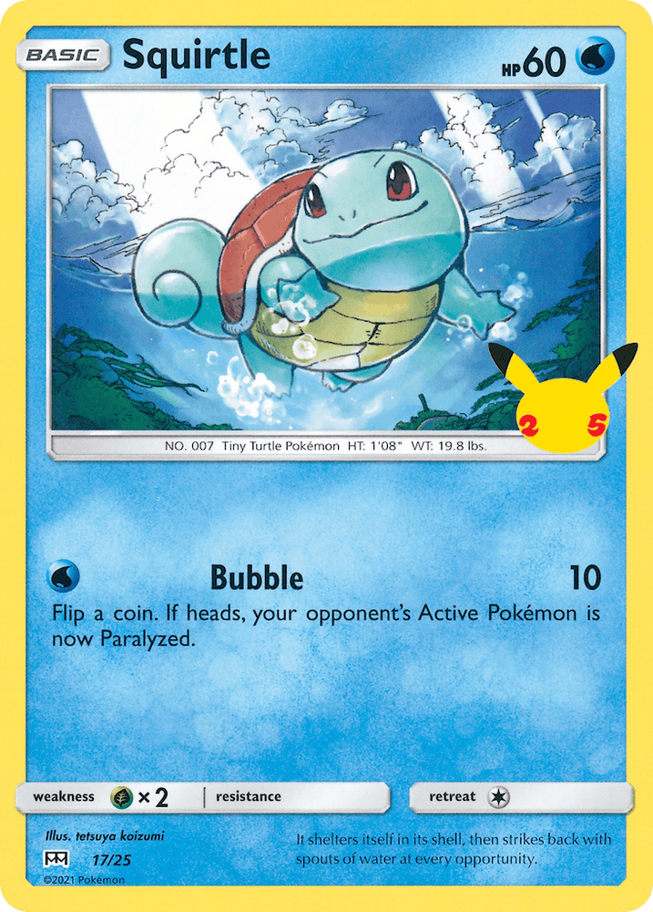 Squirtle (17/25) [McDonald's 25th Anniversary] (Online Only)