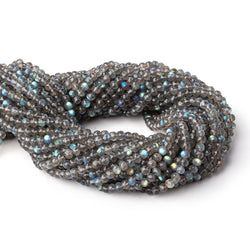 4.5mm Labradorite micro-faceted rondelle beads 13.5 inch 95 pieces AAA (ONLINE ORDER ONLY)