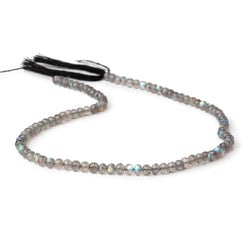 4.5mm Labradorite micro-faceted rondelle beads 13.5 inch 95 pieces AAA (ONLINE ORDER ONLY)
