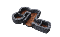 WarLock Tiles: Expansion Pack - 1 in. Dungeon Angles & Curves (ONLINE ORDER ONLY)