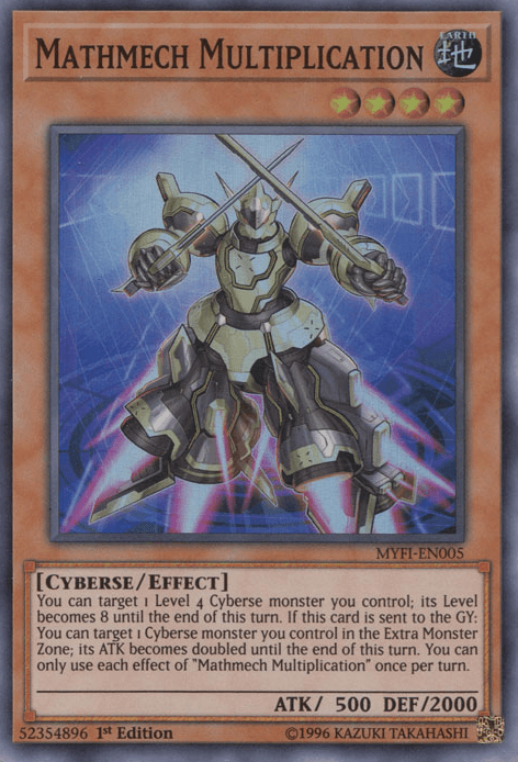 Mathmech Multiplication [MYFI-EN005] Super Rare (ONLINE ORDER ONLY)
