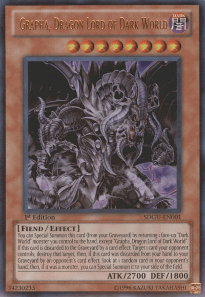 Grapha, Dragon Lord of Dark World [SDGU-EN001] Ultra Rare (ONLINE ORDER ONLY)
