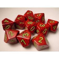 Chessex d10 Set of 10 Dice
