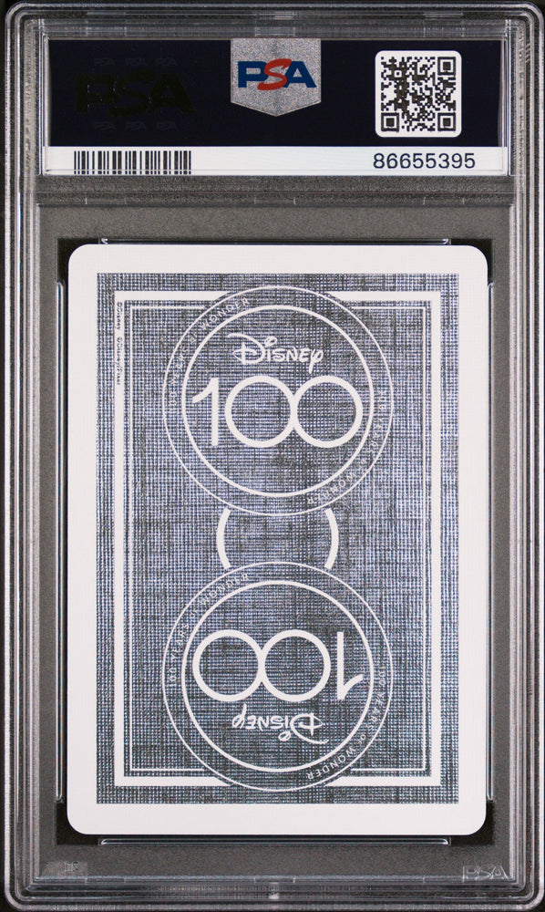 2023 DISNEY 100 PLAYING CARDS OLAF JOKER BLACK PSA 10 (Online Order Only)