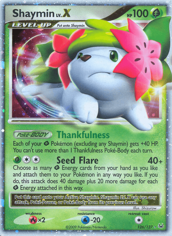 Shaymin LV.X (126/127) [Platinum: Base Set] (Online Only)