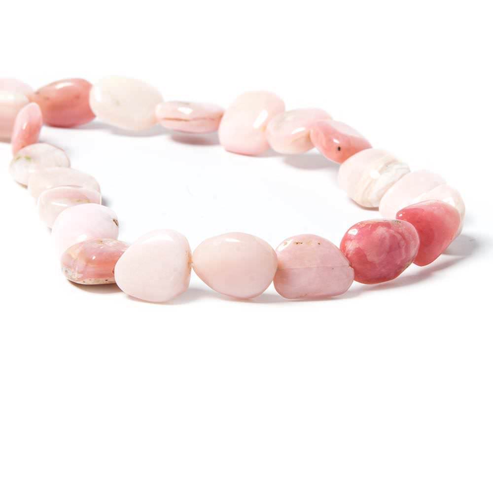 16mm Pink Peruvian Opal Plain Nugget Beads 16 inch 30 beads (ONLINE ORDER ONLY)