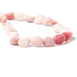 16mm Pink Peruvian Opal Plain Nugget Beads 16 inch 30 beads (ONLINE ORDER ONLY)