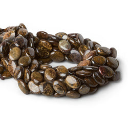 14x10mm Bronzite plain oval beads 15.5 inch 22 pieces (ONLINE ORDER ONLY)