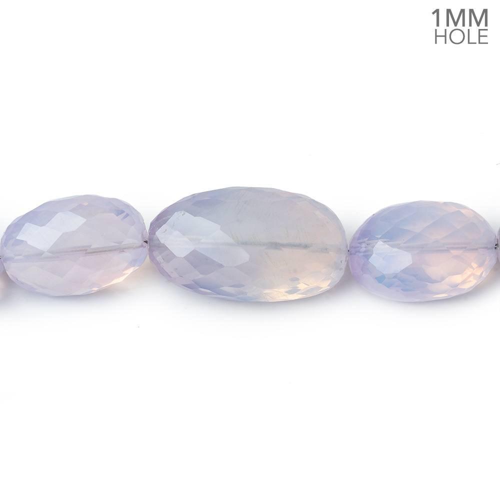 16x11-26x15mm Lavender Opal straight drilled faceted nuggets 20 inch 33 beads AA large hole (ONLINE ORDER ONLY)