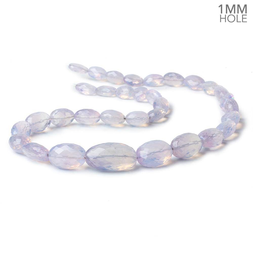 16x11-26x15mm Lavender Opal straight drilled faceted nuggets 20 inch 33 beads AA large hole (ONLINE ORDER ONLY)