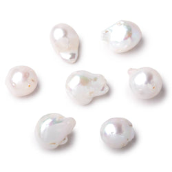 16x12-20x15mm White Ultra Baroque Freshwater Pearl Focal 1 piece (ONLINE ORDER ONLY)