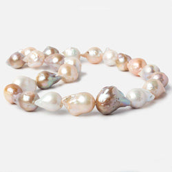 16x12-23x19mm Tri Color Ultra Baroque Freshwater Pearls 17.5 inch 23 pcs (ONLINE ORDER ONLY)