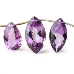 16x12-26x14mm Amethyst Faceted Multiple Shape Beads 7.5 inch 11 pieces (ONLINE ORDER ONLY)