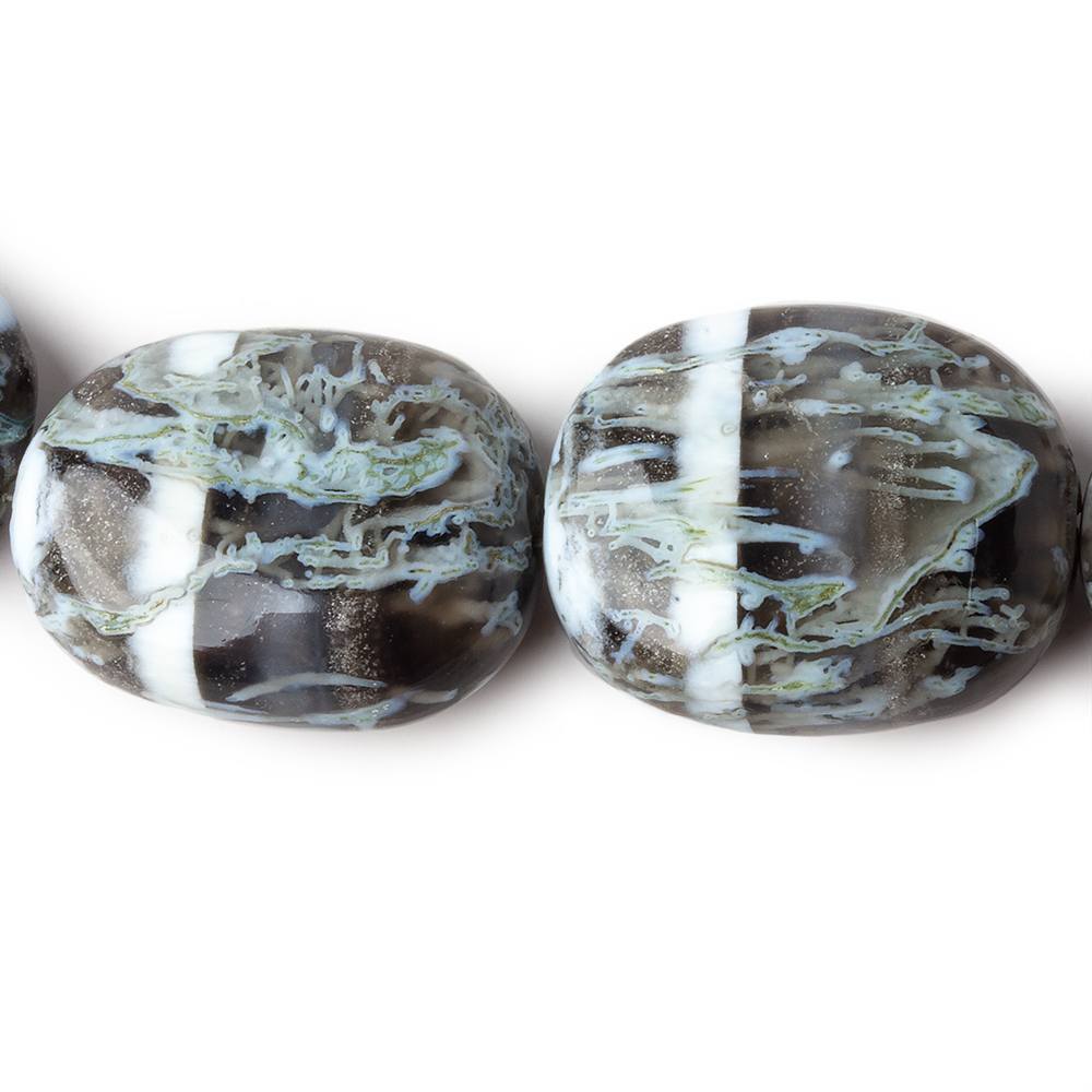 16x12-26x21mm Owyhee Blue Opal plain nuggets 19 inch 23 beads AAA (ONLINE ORDER ONLY)