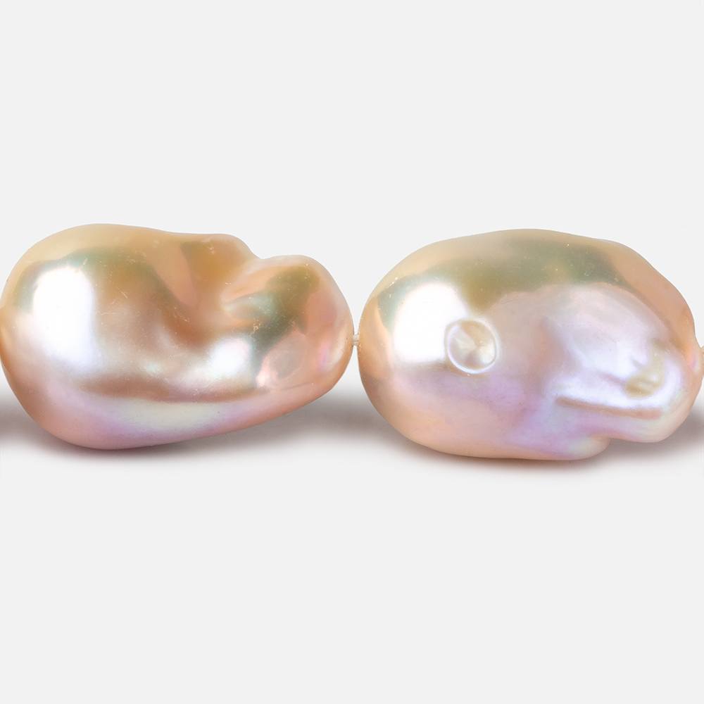 16x24-17x29mm Blush Pink Ultra Baroque Freshwater Pearls 16 inch 16 pieces AAA grade (ONLINE ORDER ONLY)