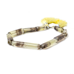 16x5-32x5mm BiColor Quartz faceted elongated tubes 8 inch 9 beads AA Grade (ONLINE ORDER ONLY)