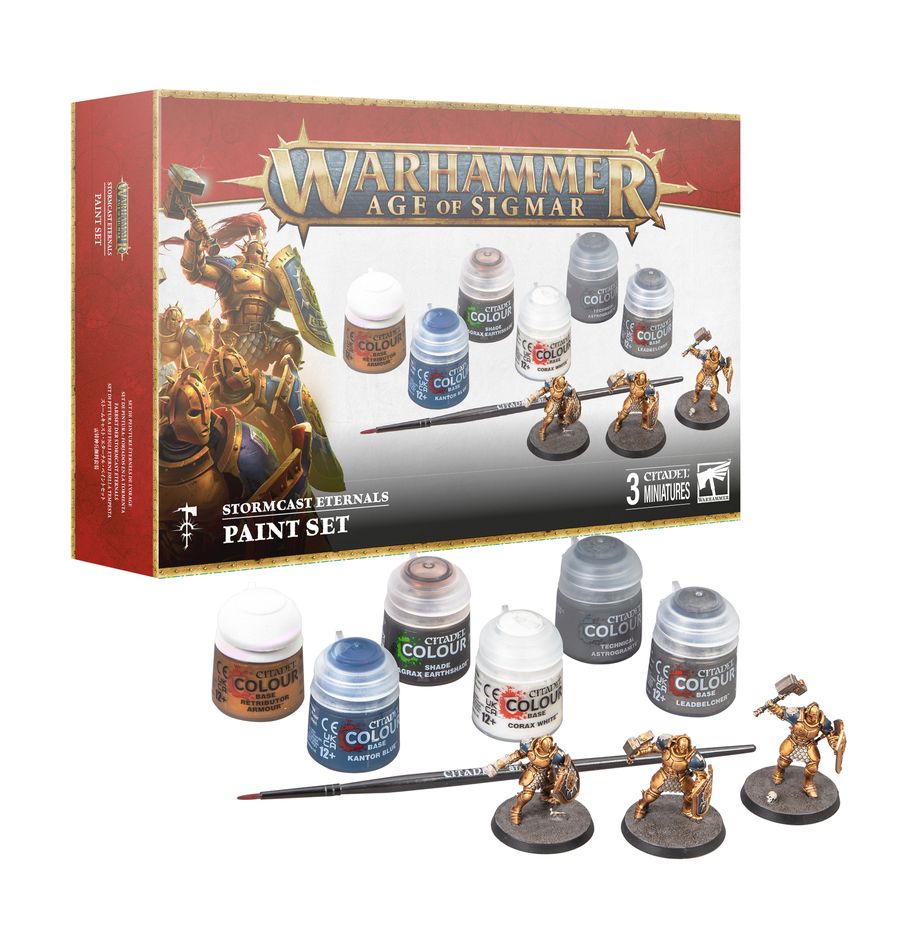 Age of Sigmar Stormcast Eternal Paint Set - Anime Imports LLC