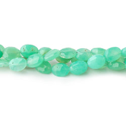 7x5mm Chrysoprase Faceted Oval Beads 8 inch 30 pieces (ONLINE ORDER ONLY)