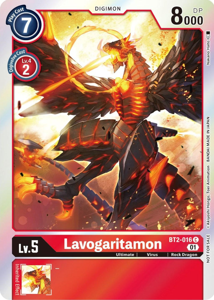 Lavogaritamon [BT2-016] (ST-11 Special Entry Pack) [Release Special Booster Promos] (ONLINE ORDER ONLY)