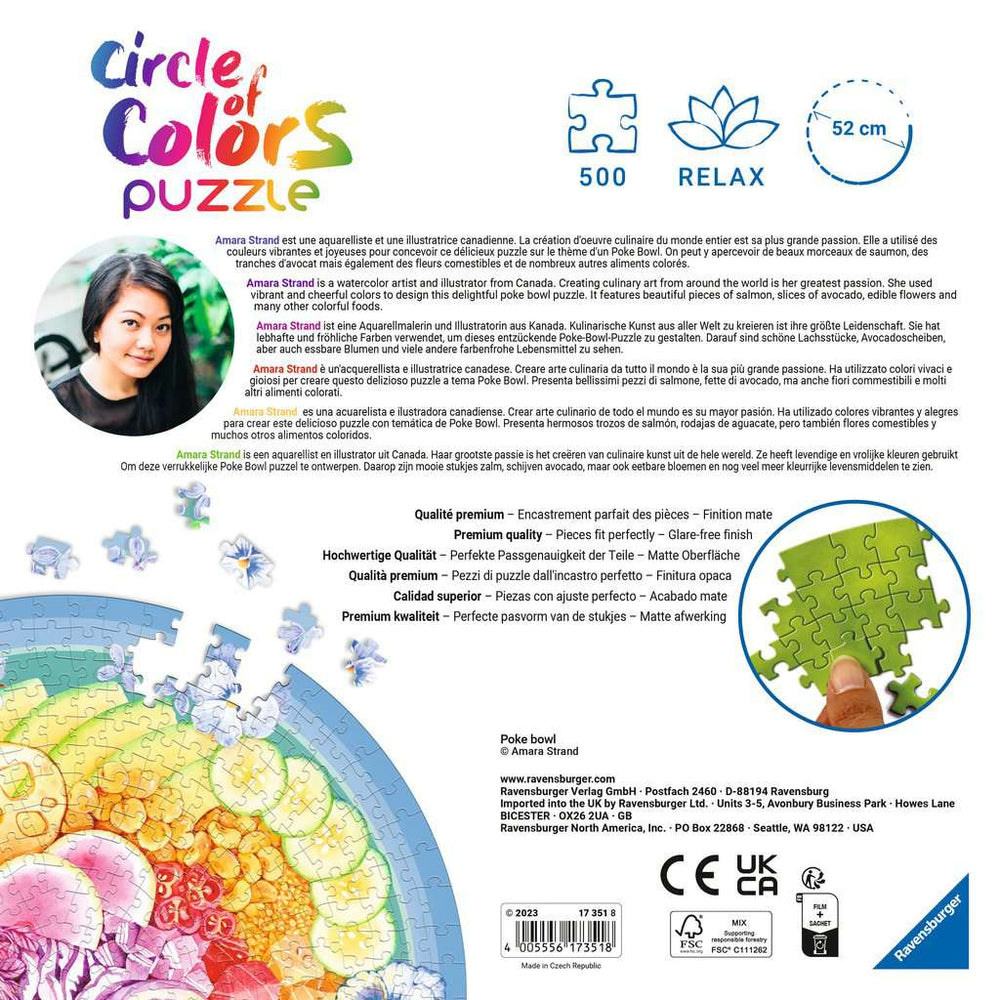Puzzle: Circle of Colors - Poke Bowl
