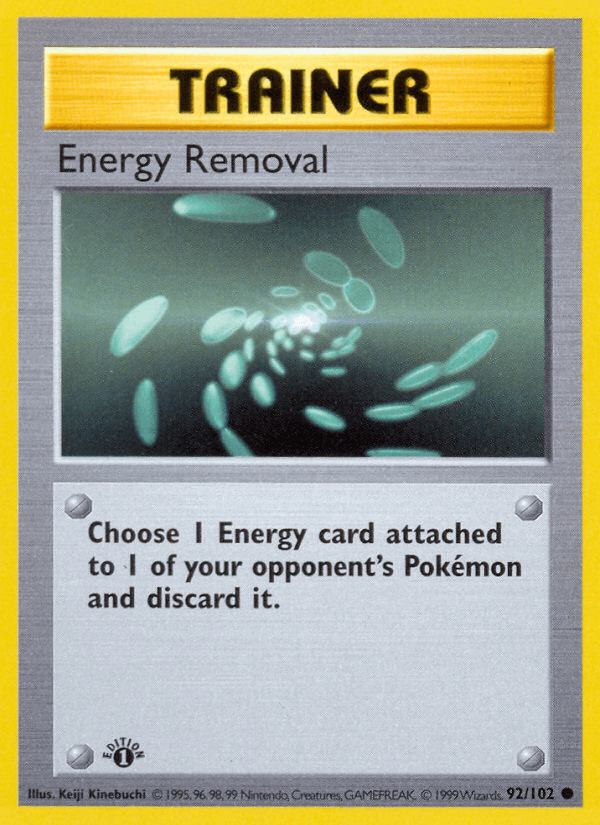 Energy Removal (92/102) (Shadowless) [Base Set 1st Edition] (Online Only)