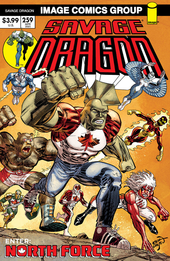 Savage Dragon #259 B Erik Larsen Retro 70S Trade Dress Variant (Mr) (06/02/2021) Image (ONLINE ORDER ONLY)