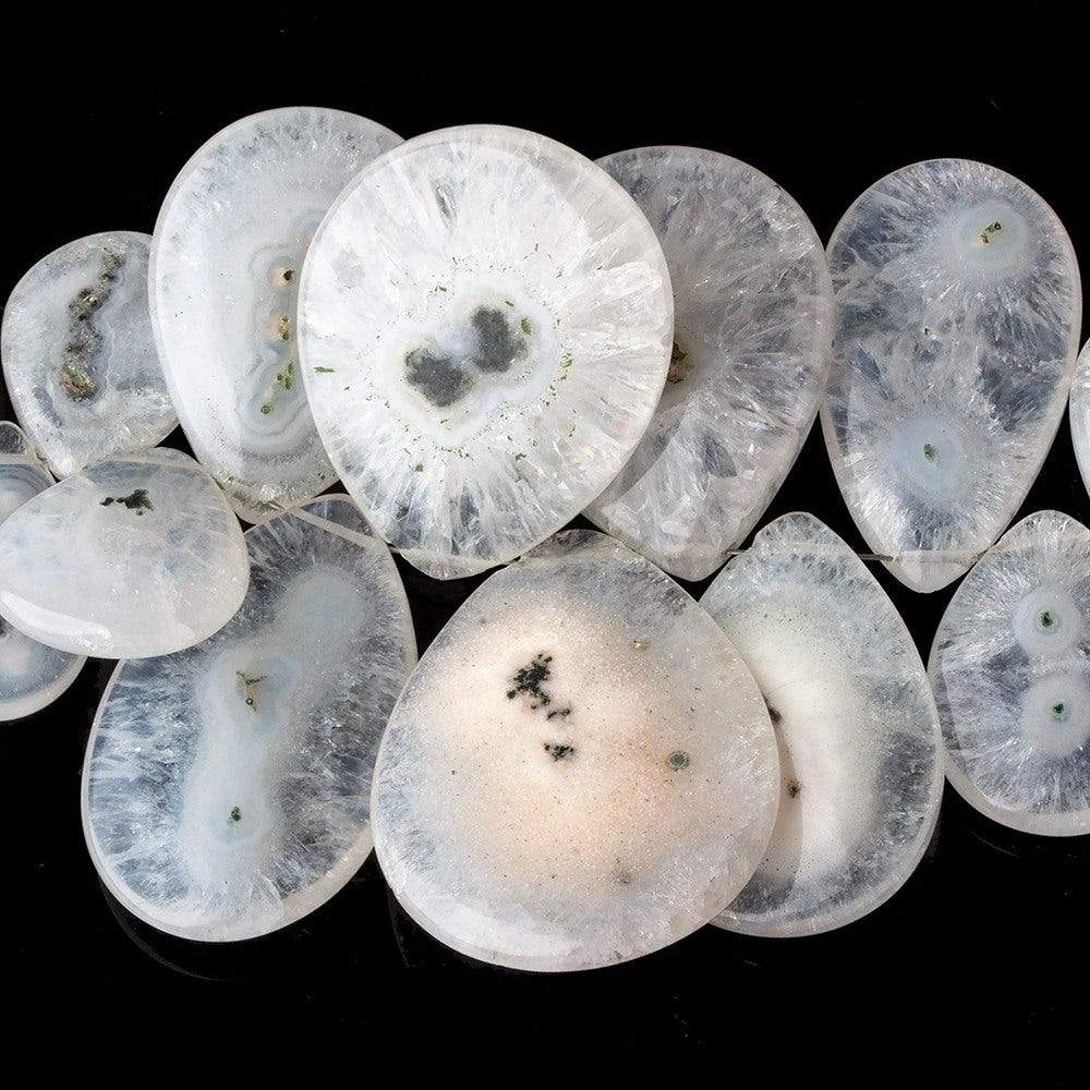 17.5x11-36x27mm Solar Quartz Plain Pear Beads 5 inch 18 pieces (ONLINE ORDER ONLY)
