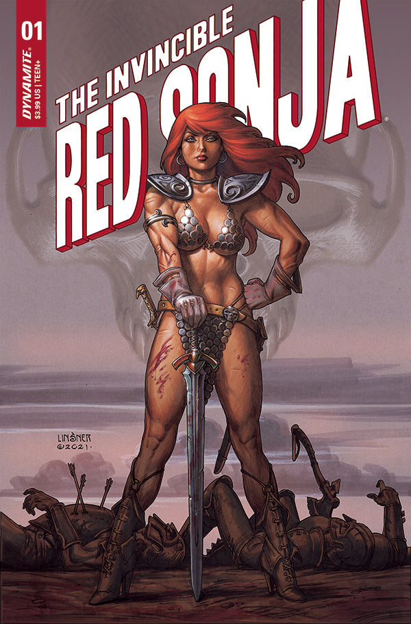 Invincible Red Sonja #1 B Joseph Michael Linsner (05/05/2021) Dynamite (ONLINE ORDER ONLY)