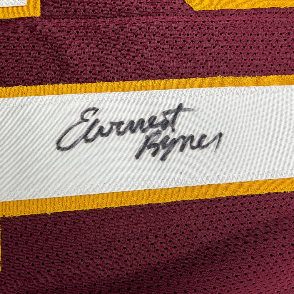 Autographed/Signed Earnest Byner Washington Maroon Football Jersey JSA COA