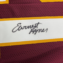 Autographed/Signed Earnest Byner Washington Maroon Football Jersey JSA COA