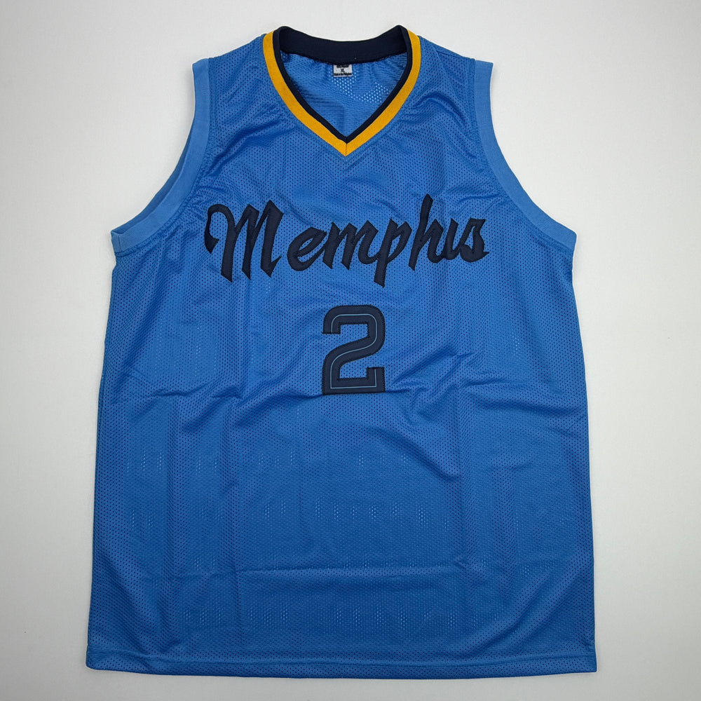 Autographed/Signed Ty Jerome Memphis Light Blue Basketball Jersey Beckett BAS COA