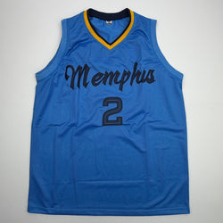 Autographed/Signed Ty Jerome Memphis Light Blue Basketball Jersey Beckett BAS COA