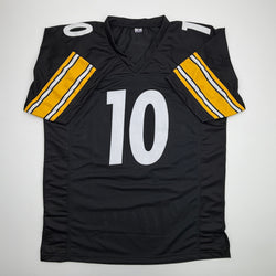 Autographed/Signed Roman Wilson Pittsburgh Black Football Jersey Beckett BAS COA