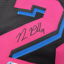 Autographed/Signed Norman Powell Miami Black Vice City Basketball Jersey Beckett BAS COA