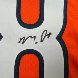 Autographed/Signed Montez Sweat Chicago Orange Pro Cut Football Jersey JSA COA