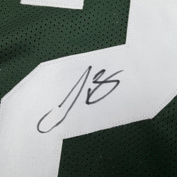 Autographed/Signed Le'Veon LeVeon Bell Michigan State Green College Football Jersey Beckett BAS COA