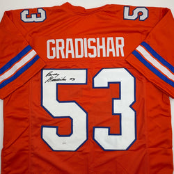 Autographed/Signed Randy Gradishar Denver Orange Football Jersey JSA COA