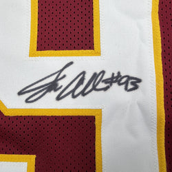 Autographed/Signed Jonathan Allen Washington Maroon Football Jersey JSA COA